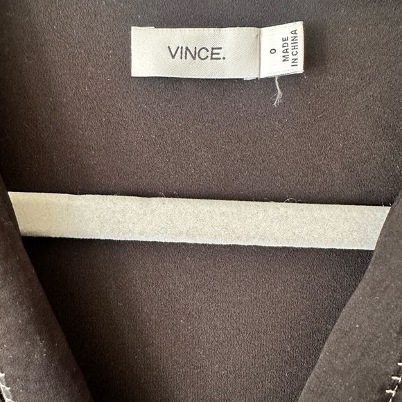 Vince black shift mini dress, size 0 - Picture 3 of 6